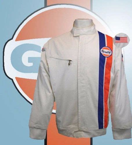 replica gulf racing jacket|vintage gulf racing jacket.